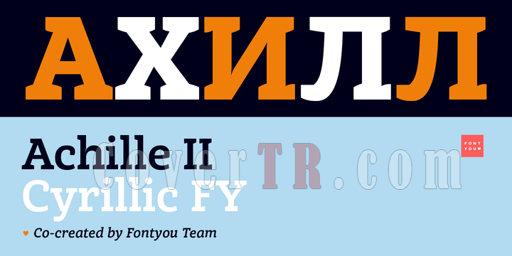 Achille II Cyr FY Font Family-154512png