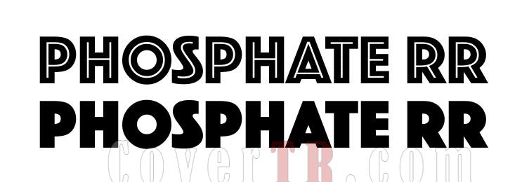 Phosphate RR Font Family-888jpg