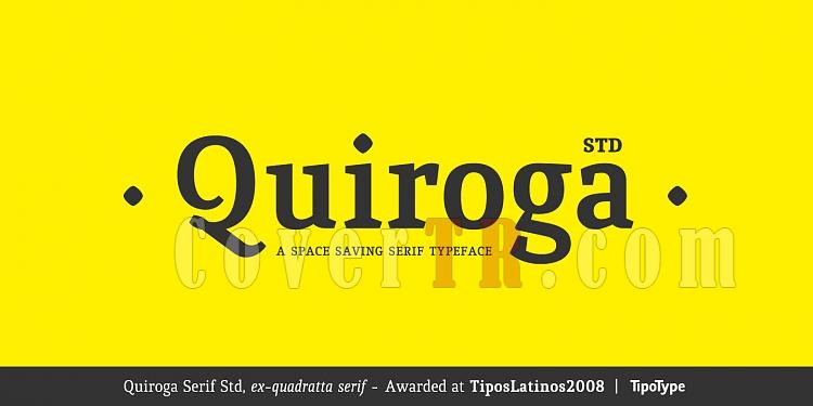 Quiroga Serif Std Font Family-141515jpg