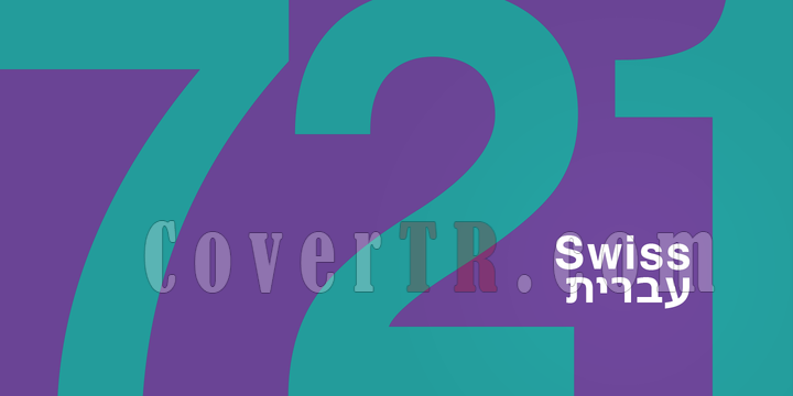 Swiss 721 Hebrew Font-133538png