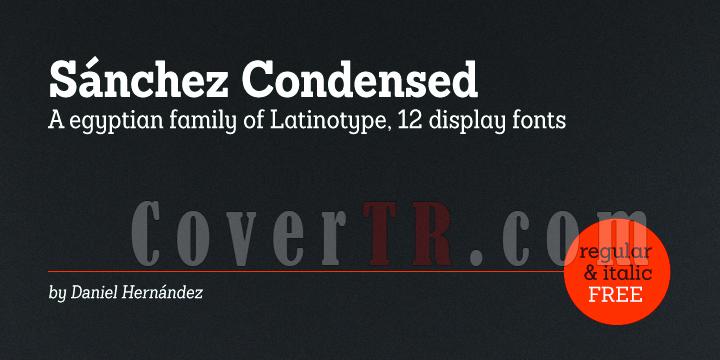 Sanchez Condensed Font-cond1jpg