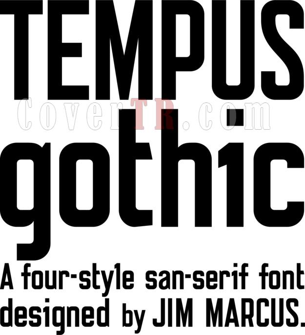 Tempus Gothic (T-26) Font-tempus-gothic-billboard_billboardjpg