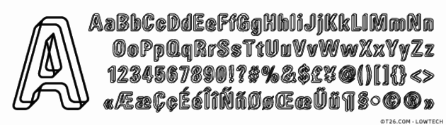 Low Tech (T-26) Font-thumbnailpng