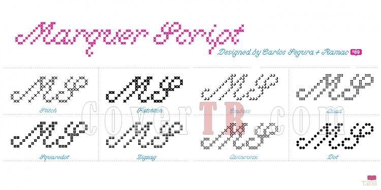 Marquer Script (T-26) Font-84502jpg