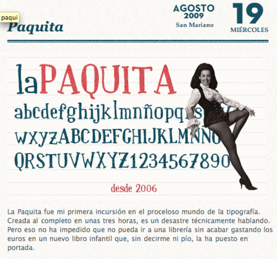 Paquita Pro (T-26) Font-paquitajpg