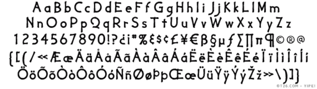 Yipe [T-26] Font-thumbnailpng