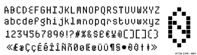 ABS [T-26] Font-thumbnailpng