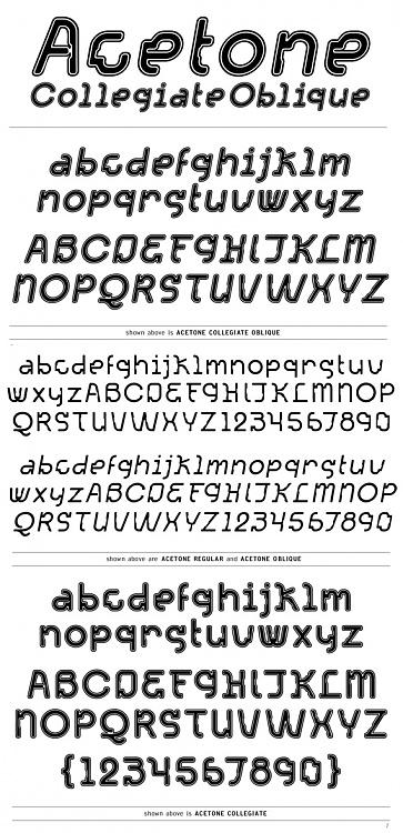 Acetone [T-26] Font-acetonejpg