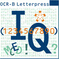 OCR-B Letterpress M (URW)-ocr-b-letterpress-mgif