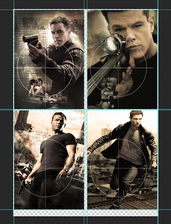 Cover &  Poster designs of the Jason Bourne Series-3jpg