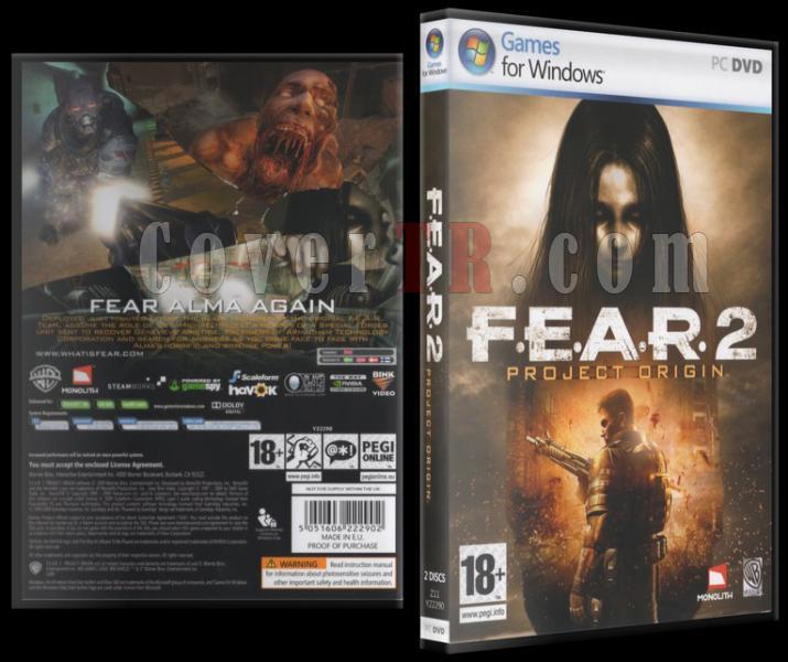 Fear 2 Project Origin Dvd Cover - Pc-fear2jpg