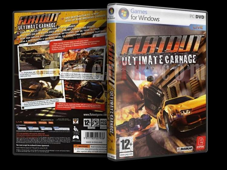 Flatout Ultimate Carnage Dvd Cover - PC-flatoutultimatecarnagejpg