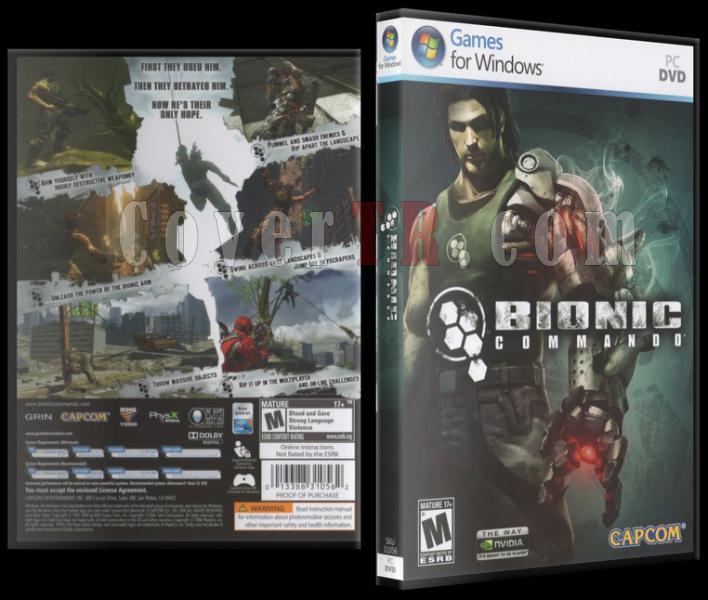 Bionic Commando Dvd Cover - PC-bioniccommandojpg