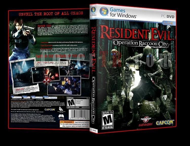 Resident Evil Operation Raccoon City - Pc Dvd Cover-ajpg