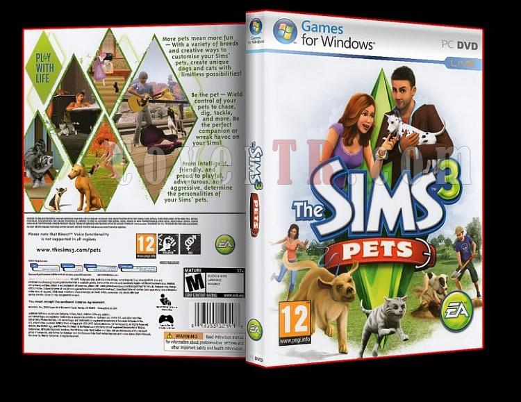 Sims 3 Pets - Pc Dvd Cover-ajpg