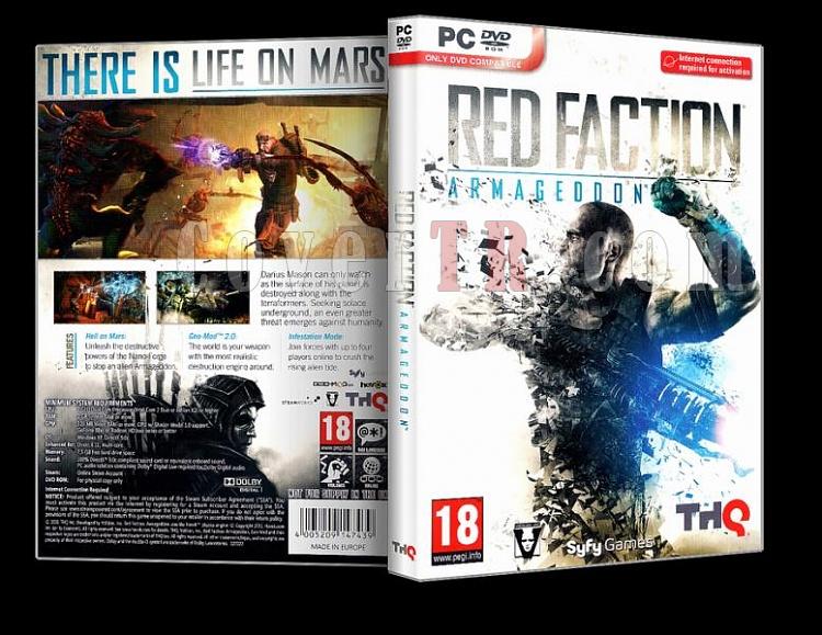 Red Faction Armageddon - Pc Cover (Orjinal)-redjpg