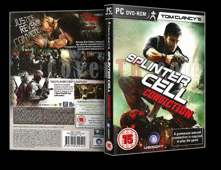 Splinter Cell Conviction - Pc Cover (Orjinal)-spjpg