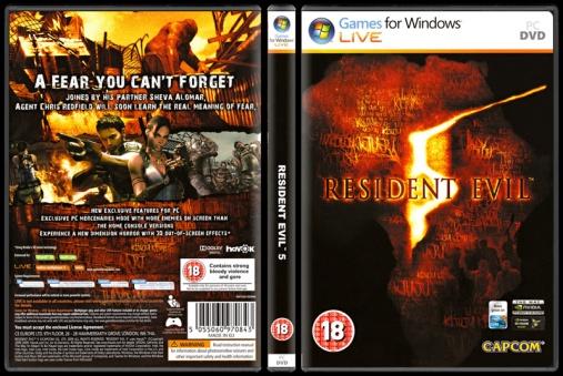 Resident Evil 5 - Scan PC Cover - English [2009]-onizlemejpg