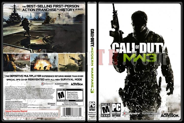 Call of Duty: Modern Warfare 3 - Scan PC Cover - English [2011]-standardjpg