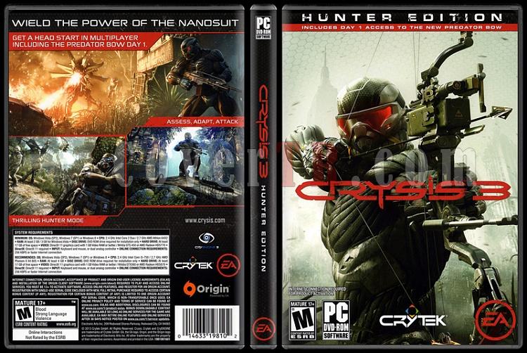 Crysis 3 (Hunter Edition) - Scan PC Cover - English [2013]-onizlemejpg