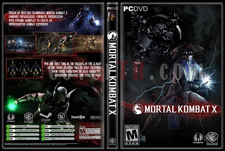 Mortal Kombat X - Custom PC Cover - English [2014]-onizlemejpg