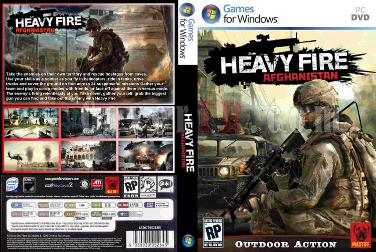 Heavy Fire Afghanistan PC Games Dvd Cover-heavy-fire-afghanistanjpg