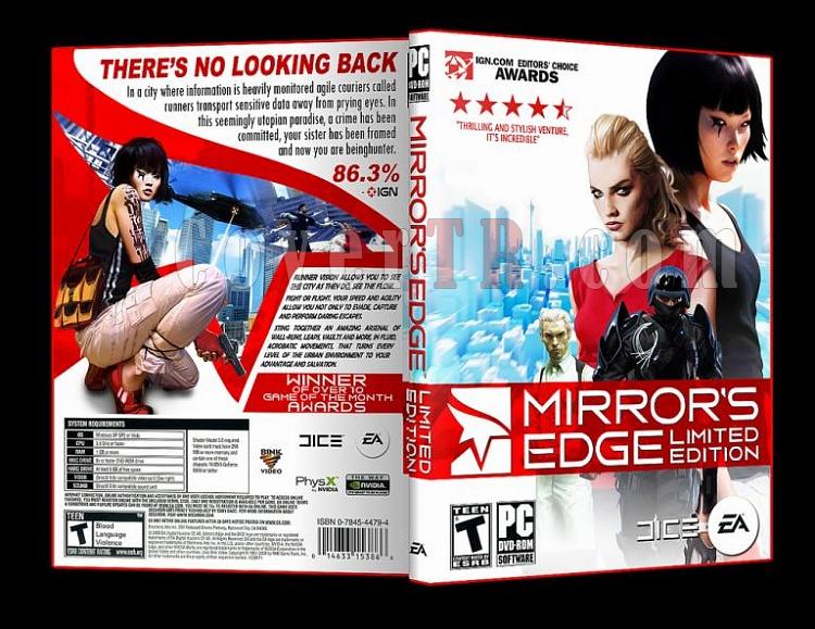 Mirror's Edge Limited Edition Pc Dvd Cover-4jpg