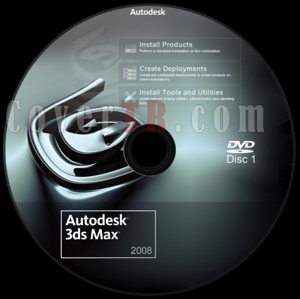 Autodesk 3ds Max 2008 - Custom Dvd Label - English [2007]-autodesk_3ds_max_2008_dvd_labeljpg