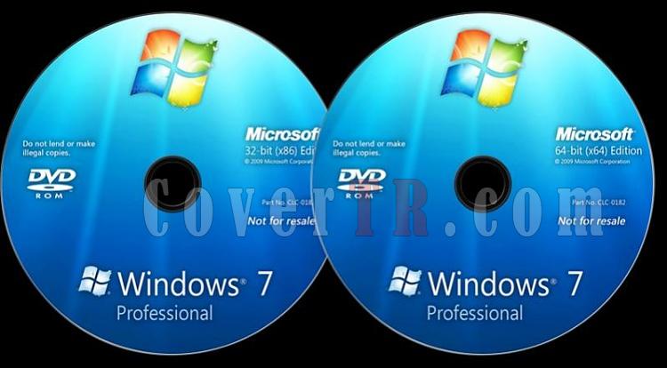 Microsoft Windows 7 Professional - Custom Dvd Label - English [2009]-windows-7-professional-dvd-labeljpg