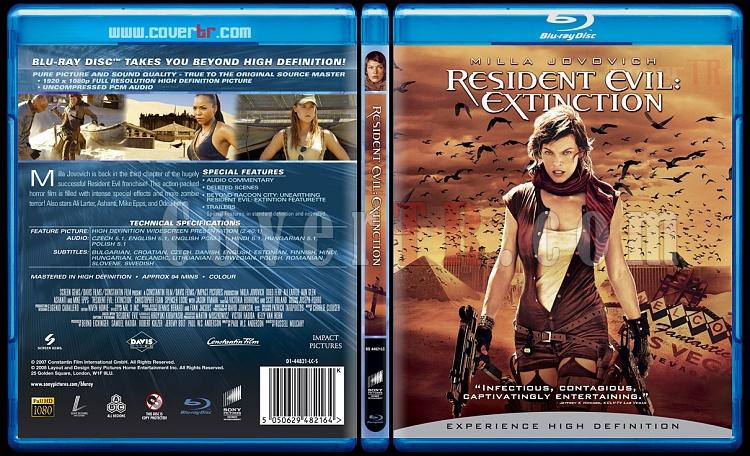 Resident Evil: Extinction (lmcl Deney: nsanln Sonu) - Scan Blu-Ray Cover - English [2007]-residentevilextinctionjpg