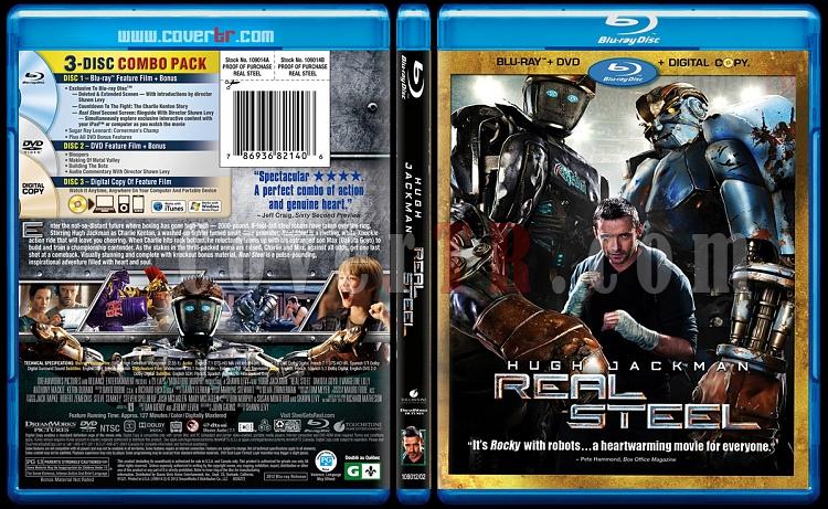 Real Steel (elik Yumruklar) - Scan Blu-ray Cover - English [2011]-real-steel-blu-ray-scan-v1jpg