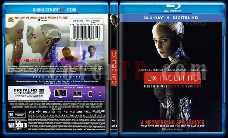 Ex Machina - Scan Bluray Cover - English [2015]-exjpg