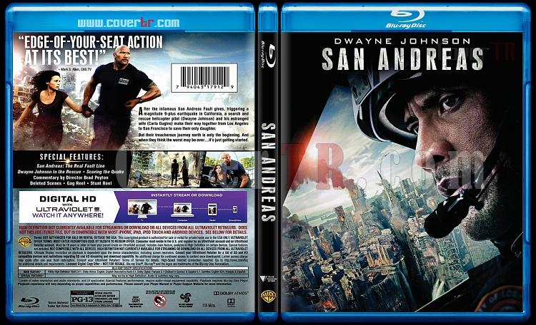 San Andreas (San Andreas Fayı) - Scan Bluray Cover - English [2015]-sandearsjpg