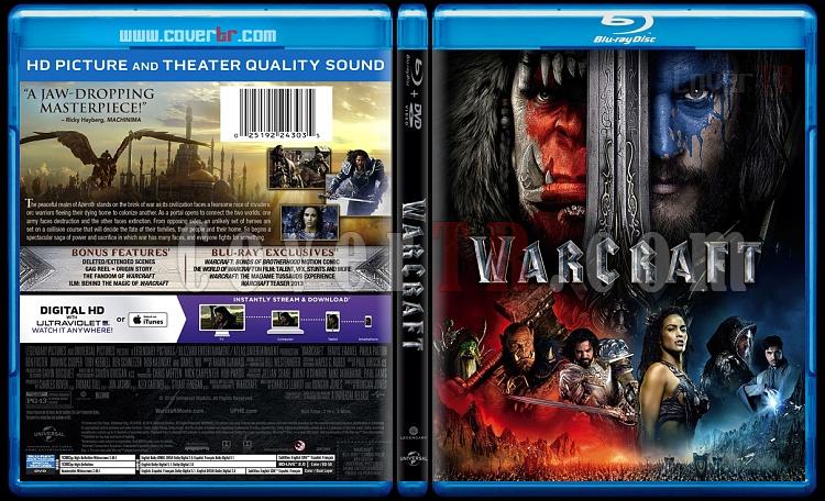 Warcraft (Warcraft: iki Dnyann ilk Karlamas) - Scan Bluray Cover - English [2016]-warcarftjpg