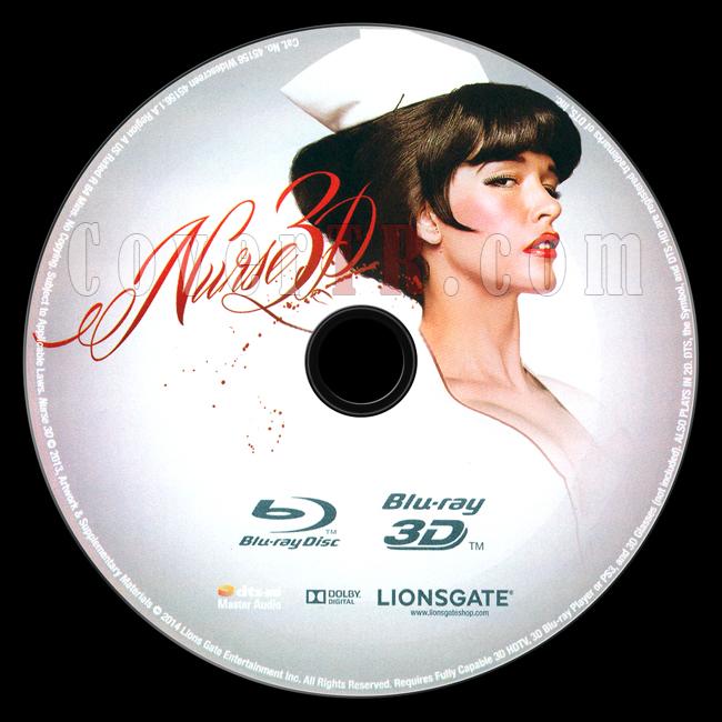 Nurse 3D - Scan Bluray Label - English [2013]-onizlemejpg