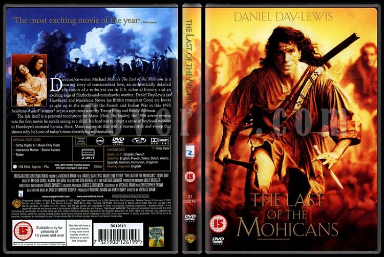 The Last of the Mohicans (Son Mohikan) - Scan Dvd Cover - English [1992]-last-mohicans-son-mohikanjpg