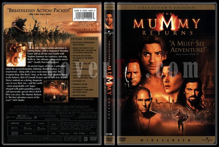 The Mummy Returns (Mumya Dnyor) - Scan Dvd Cover - English [2001]-mummy-returns-mumya-donuyorjpg