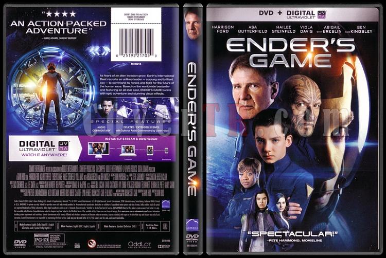 Ender's Game (Uzay Oyunlar) - Scan Dvd Cover - English [2013]-endersjpg