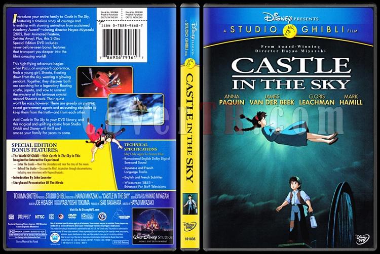 Castle in the Sky (Gkteki Kale) - Scan Dvd Cover - English [1986]-onizlemejpg