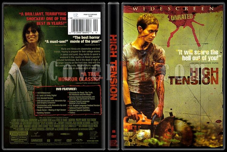 High Tension (Yksek Tansiyon) - Scan Dvd Cover - English [2003]-onizlemejpg