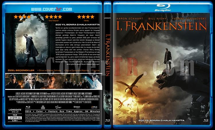 I, Frankenstein (Frankenstein: lmszlerin Sava) - Custom Bluray Cover - Trke [2014]-b2jpg