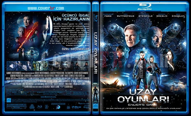 Ender's Game (Uzay Oyunlar) - Custom Bluray Cover - Trke [2013]-blu-ray-1-disc-flat-3173x1762-11mmjpg