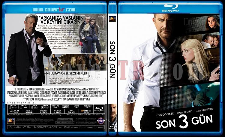 3 Days To Kill (Son  Gn) - Custom Bluray Cover - Trke [2014]-3-daysjpg