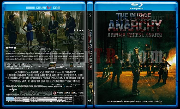 The Purge: Anarchy (Arnma Gecesi: Anari) - Custom Bluray Cover - Trke [2014]-blu-ray-1-disc-flat-3173x1762-11mmjpg