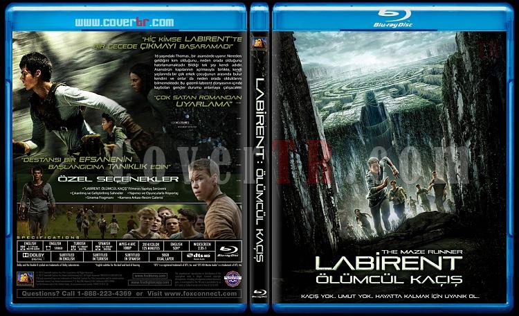 The Maze Runner (Labirent:lmcl Ka) - Custom Bluray Cover - Trke [2014]-blu-ray-1-disc-flat-3173x1762-11mmjpg