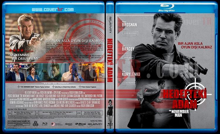 The November Man (Hedefteki Adam) - Custom Bluray Cover - Trke [2014]-hedefjpg