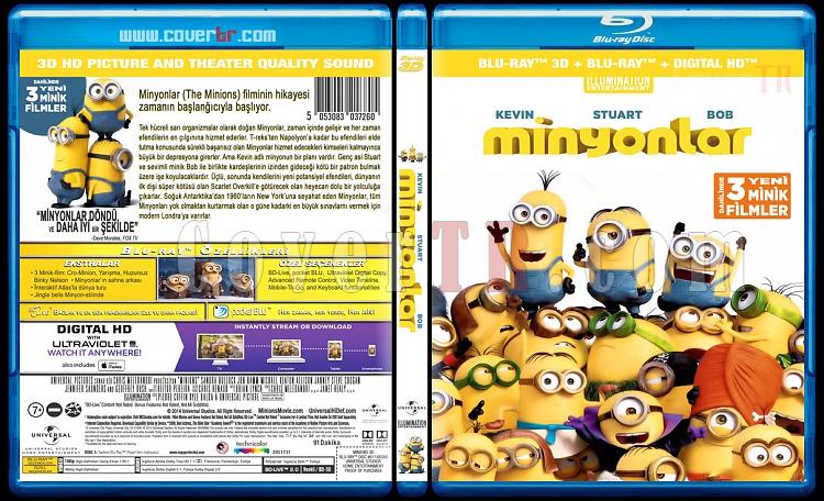 Minions (Minyonlar) - Custom Bluray Cover - Trke [2015]-minyonlarjpg