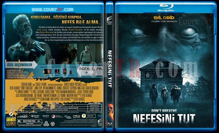 Don't Breathe (Nefesini Tut) - Custom Bluray Cover - Trke [2016]-2jpg