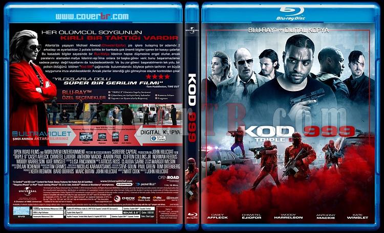 Triple 9 (Kod 999) - Custom Bluray Cover - Trke [2016]-triplejpg