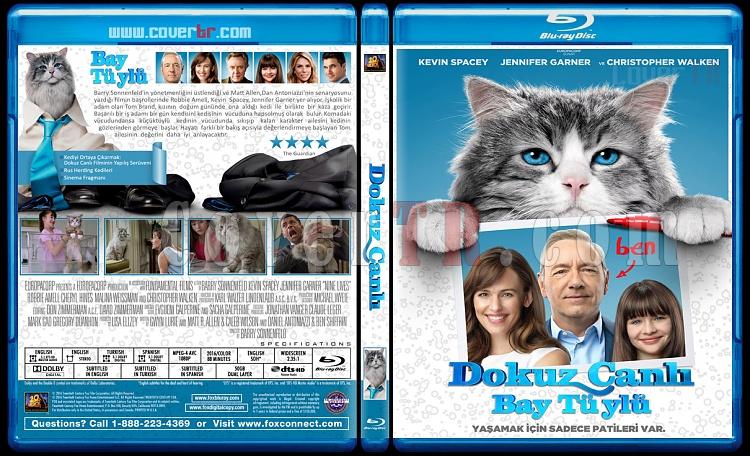 Nine Lives (Dokuz Canl-Bay Tyl) - Custom Bluray Cover - Trke [2016]-ninejpg